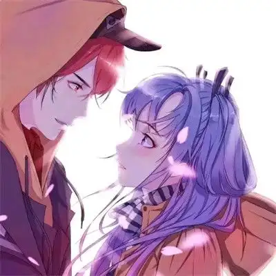  唯美卡通情侣头像可爱萌系情侣卡通头像