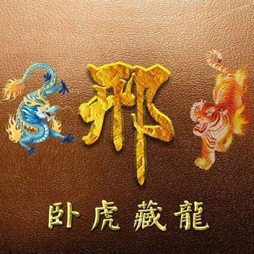  45张姓氏微信头像左青龙右猛虎,霸气