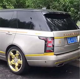  偶遇268万路虎揽胜,五爪金龙轮毂,网友光车牌抵我一辆车