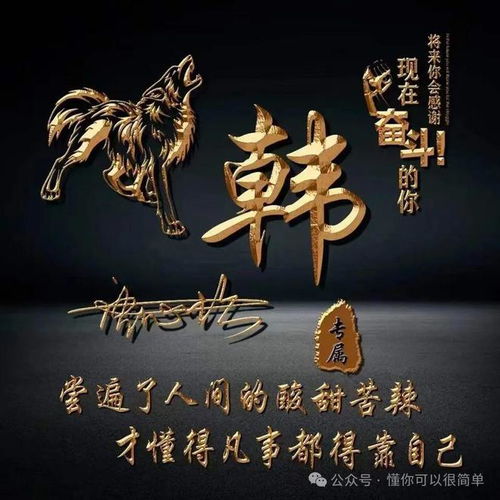  2025姓氏头像第7期,永不过时个性签名头像,爱拼才会赢