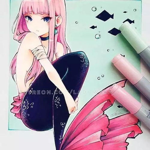  来自90后美女画师的手绘,真的美翻了