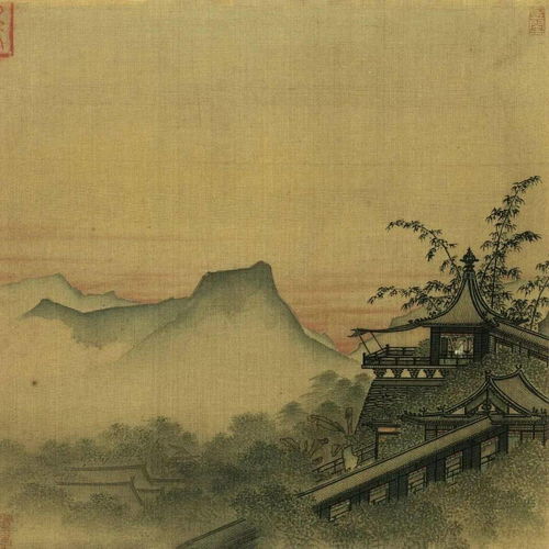  宗白华山水画,简淡中有无穷境界