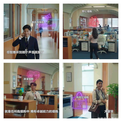  漫改剧柔美的细胞君金高银安普贤超高还原,细胞卡通化太可爱