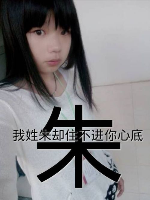  在图片上插入字我姓朱却住不进你心底