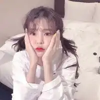 头像蓝色治愈系女头