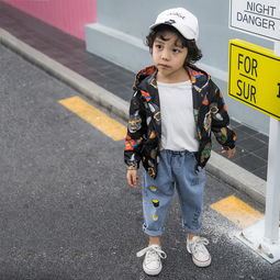  卡兜熊男童女童外套春秋2019新款时尚帅宝宝休闲夹克洋气儿童冲锋衣潮蜜芽,中国领先的进口母婴限时特卖商城