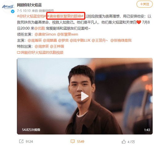  龚俊新剧定档,cp粉抵制他和张慧雯互动,网友为迪丽热巴感到担心