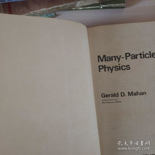  manyparticlephysics整书无划线,装订完美,不可或缺的多体粒子经典
