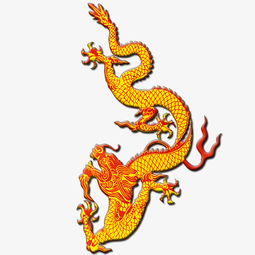  手绘金色龙素材图片免费下载高清卡通手绘png千库网图片编号7130904