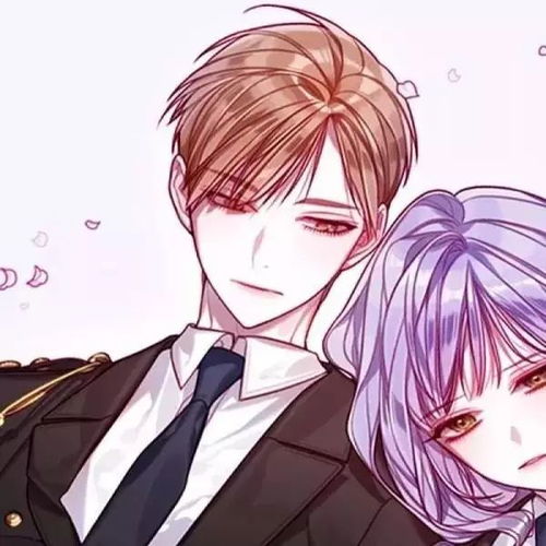  火爆抖音卡通情侣头像一男一女2019高清优质动漫情头一对