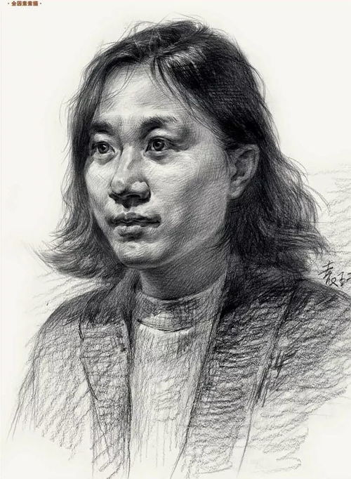  照画不误,解析照片对照范画,深度剖析素描头像