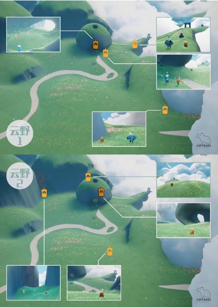  sky光遇圣岛季墓土雨林禁阁霞谷和云野全地图季节蜡烛大全