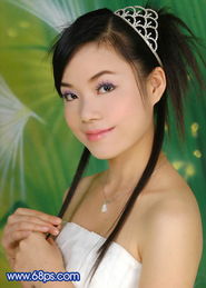  photoshop调色教程艳丽蓝色调的人物照片