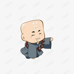 微信头像卡通小和尚