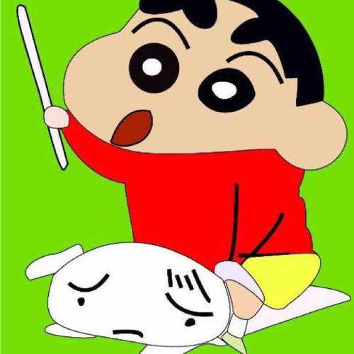 蜡笔小新的狗头像图片朋