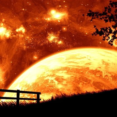  好看又梦幻的头像,唯美科幻风格星球高清图片