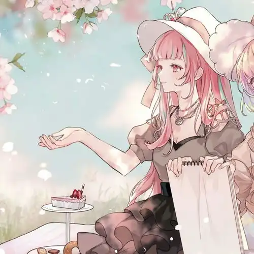  颜值绝美的动漫闺蜜头像