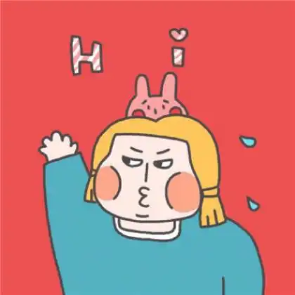  萌系情侣头像卡通一对两张,不吵不闹放任自如的我