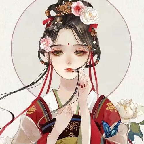 一眼惊鸿古风锁骨头像吃