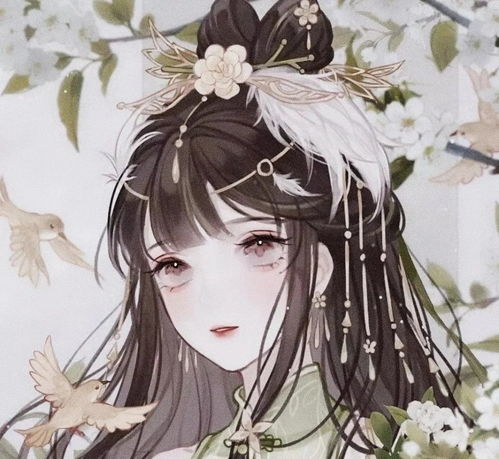  头像未若惊鸿轻挽髻,素语落笺书云鬟