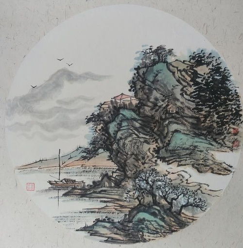 微信头像山水画图片小品