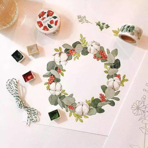  插画师yirangkim笔下的小清新植物手绘,让你的心情得到治愈