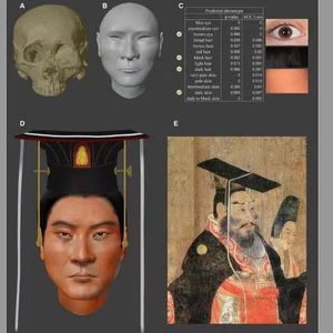  1400多年前的帝王长啥样科技复原容貌
