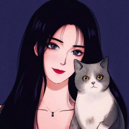 清新手绘女头像