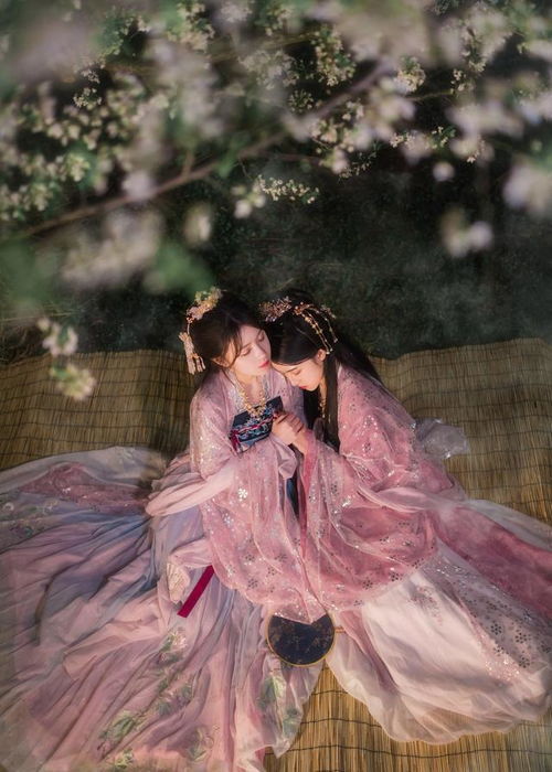  超仙双人古装华服摄影写真好看的汉服古风美女小姐姐图集