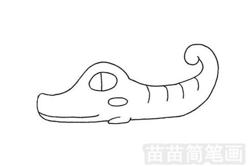  卡通鳄鱼简笔画图片大全教程