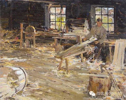  画家尼古拉.费欣的油画风景作品