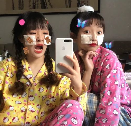  ins沙雕搞笑姐妹头像