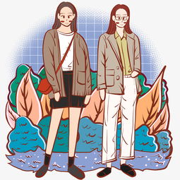  小清新少女文艺风手绘小插画图片素材其他格式下载动漫人物大全