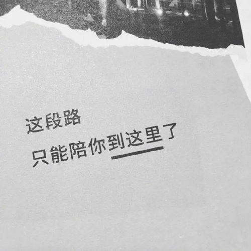  只有自己,会一直陪着自己