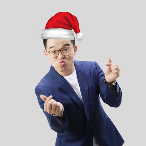  还在微信官方ppt一分钟教你做圣诞帽头像