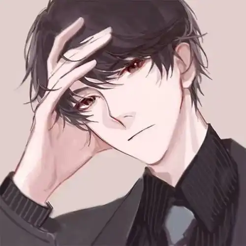  动漫头像你别皱眉,我走就好