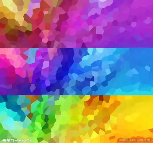  彩色晶格背景设计图