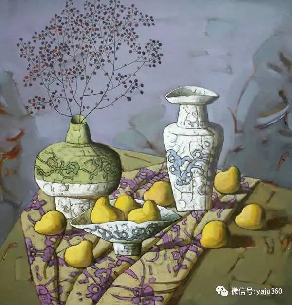  郑旭庆静物油画作品