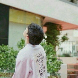 真人背影头像图片男