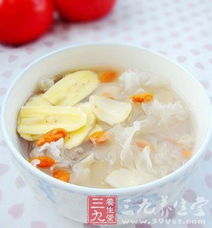  准妈妈安胎就吃香蕉百合银耳汤