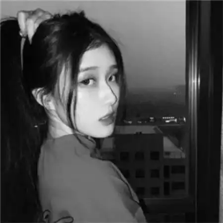 女生头像高质量黑色系微