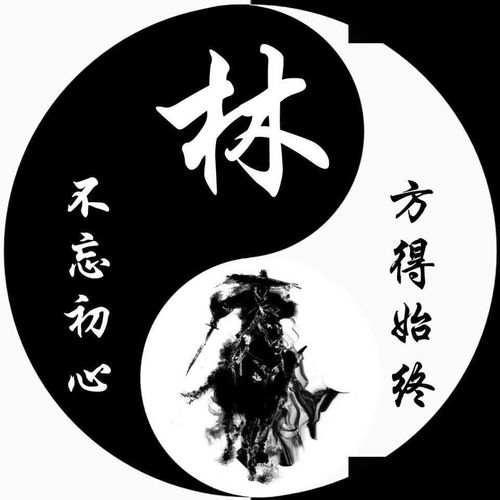 姓氏头像姓氏太极八卦风格微信头像