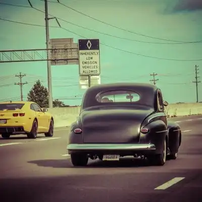  经典的复古轿车汽车qq微信头像图片