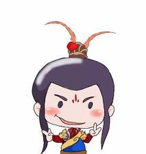  系列漫画十二人物剪刀手卖萌