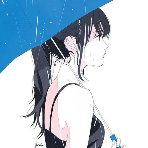  插画丨蓝色jk小姐姐带你清清爽爽过夏天