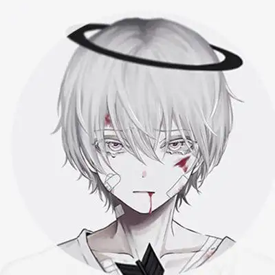  暗系头像男生动漫暗系人物卡通图片