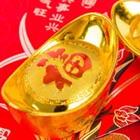  金元宝高清头像,最能招财的微信头像,大富大贵微信招财头像