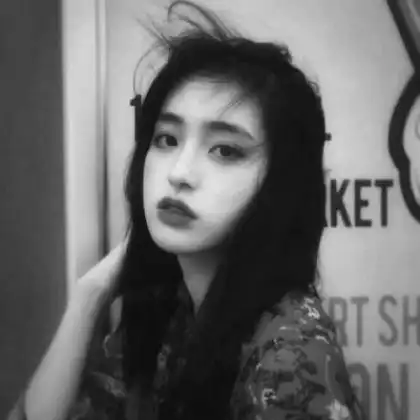 头像女丧系照片少女