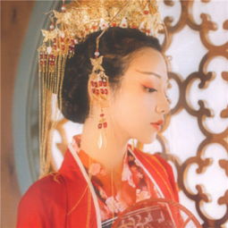  2018红色唯美古风嫁衣美人头像我着一身红衣恨不能相思
