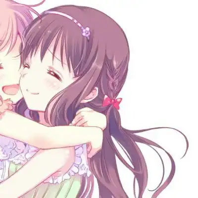  闺蜜头像动漫两张动漫闺蜜二人图片配对